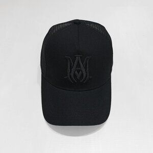 AMIRI Black Logo Mesh Cap
